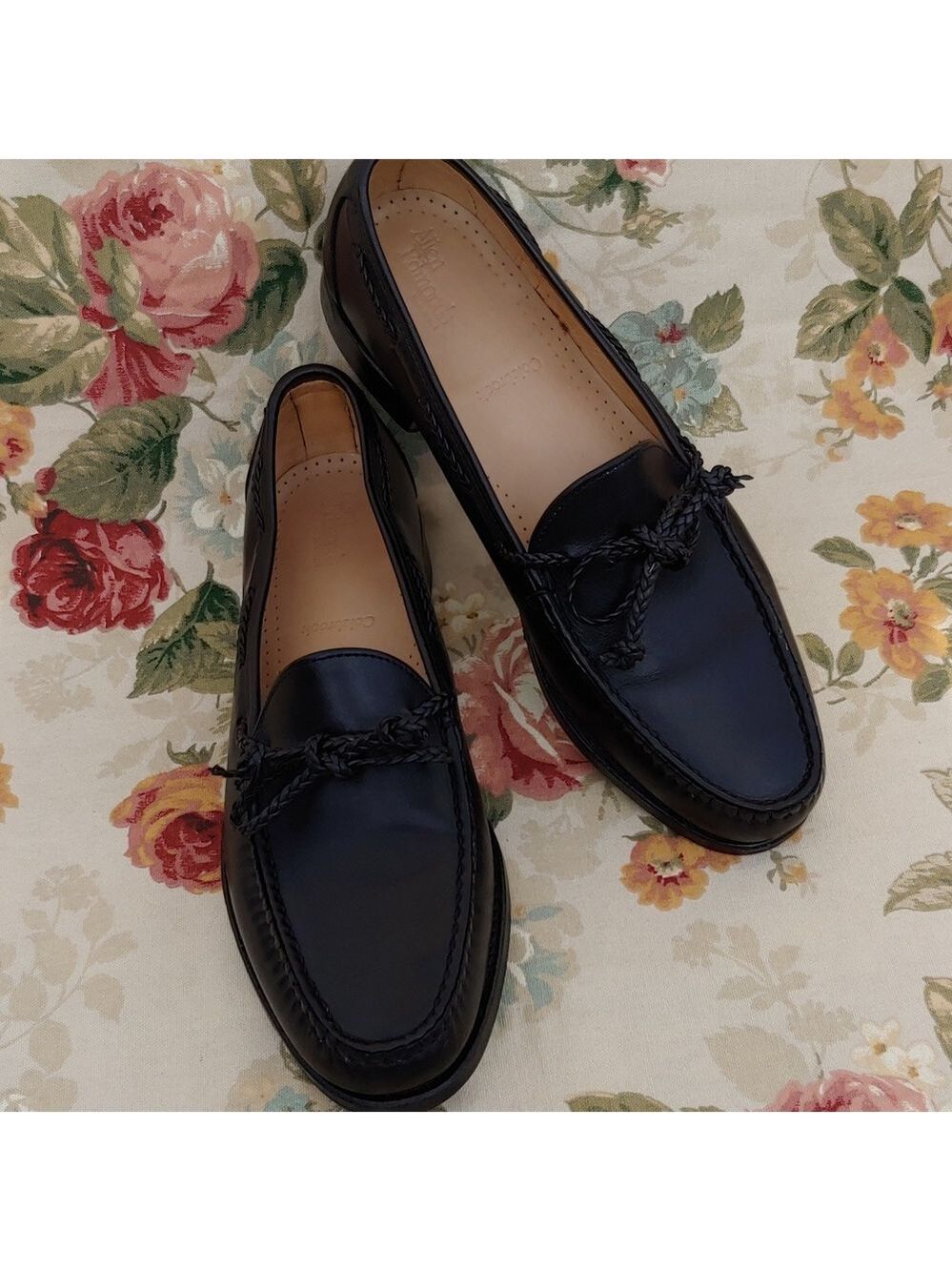Allen Edmonds Men's Colebrook Black Leather Tassel Slip-on Dress Loafers 11.5B